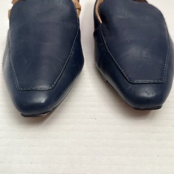 Franco Sarto - Balica Leather Loafers - Navy - Size 5.5 - Good Used Condition!! - Picture 4 of 8